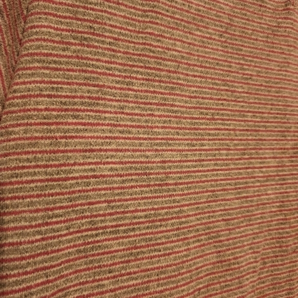 O Oscar De La Renta Striped Short Sleeve Top Size L - Picture 9 of 10